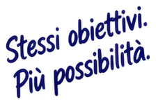 Stessi obiettivi. Più possibilità.