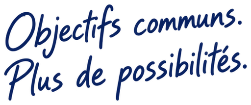 Objectifs communs. Plus de possibilités.