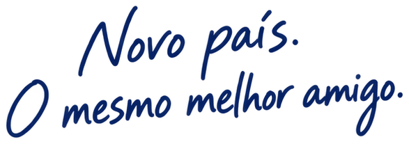Novo país. O mesmo melhor amigo.