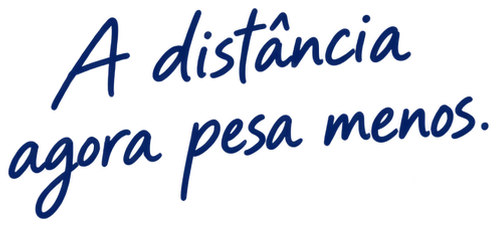 A distância agora pesa menos.